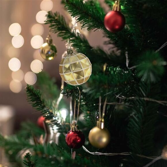 Multi-color Plastic Christmas Shatterproof Decorative Accent